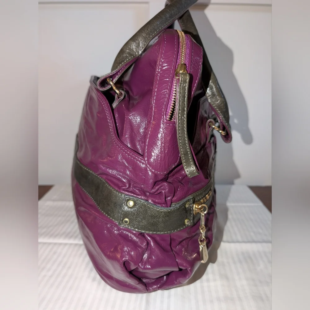 See By Chloé Day Tripper Purple Leather Satchel